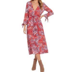IRO Paris GRAMY Dress Printed Midi Dress M NWT Boho